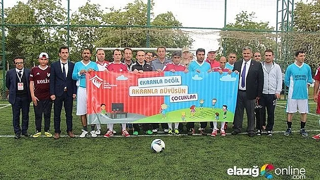 Engellilerin futbol maçı renkli görüntüler oluşturdu