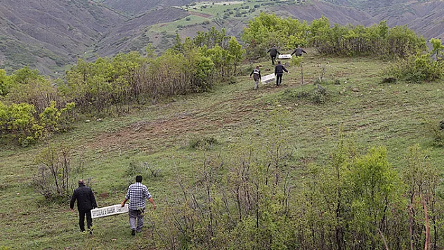Kovancılar'da doğaya bin adet keklik bırakıldı