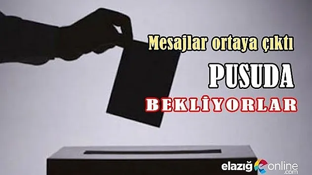 Seçim öncesi büyük tehlike