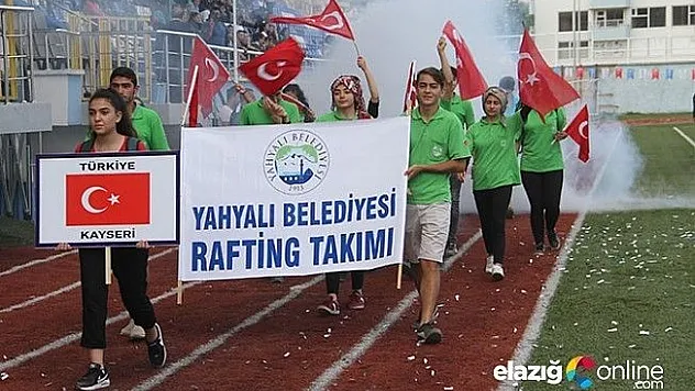 Tunceli'de Rafting Şampiyonası açılış seremonisi