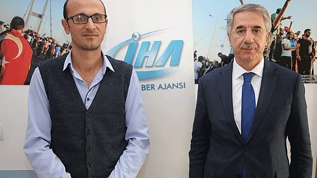 Başkan Yanılmaz'dan İHA'ya ziyaret