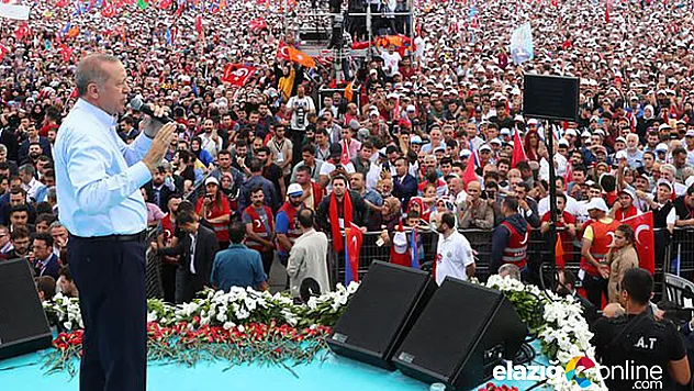 ERDOĞAN Yenikapı'da Elazığ'la ilgili müjdeyi verdi