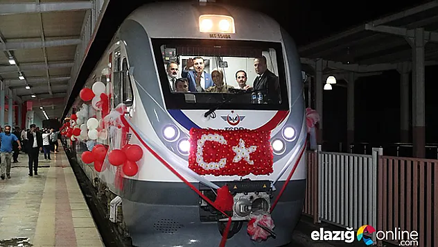 Malatya-Elazığ arasında raybüs ilk seferini yaptı