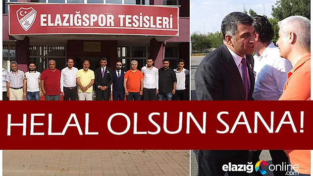 Milletvekili Erol, maaşının yarısını Elazığspor'a bağışlıyor!