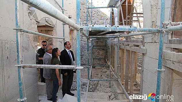 Vali GAKGO Harput'ta İncelemelerde Bulundu