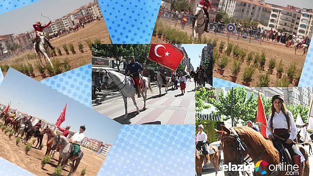 Atlı okçular Elazığ'da kıyasıya yarıştı