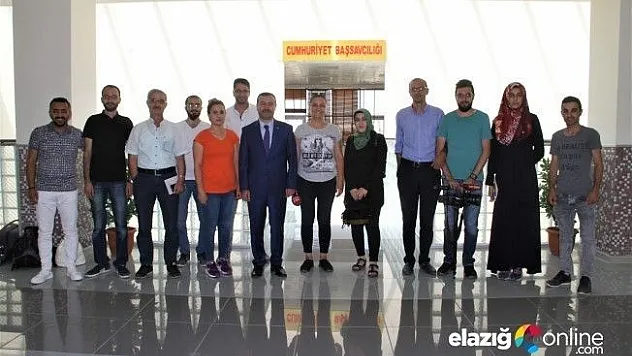 Başsavcı Korkmaz, Basın Mensupları ile Vedalaştı