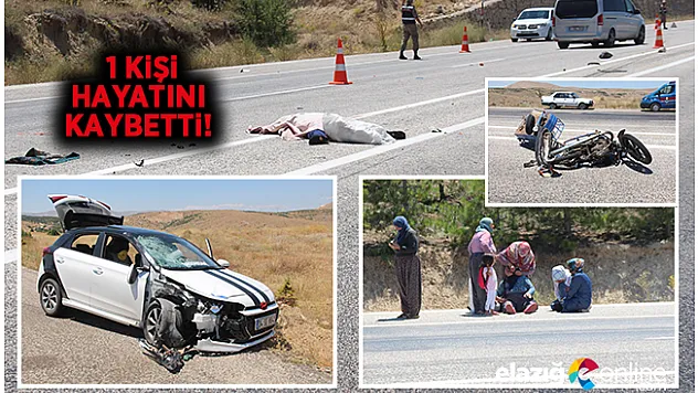 Elazığ-Keban Karayolu'nda Feci Kaza!