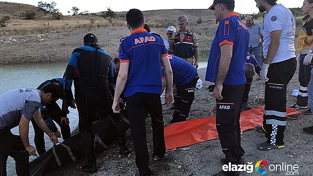 Elazığ'da sulama göletine giren genç boğuldu