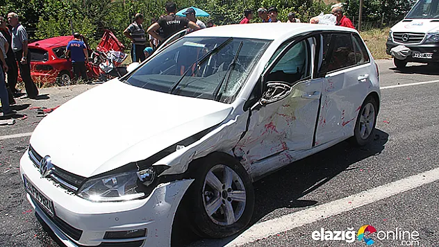 Elazığ'da trafik kazası: 9 yaralı