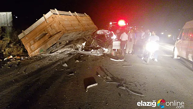 Elazığ'da yeni bir trafik kazası daha: 1 ölü