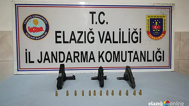 Aramalarda ruhsatsız 3 tabanca ele geçirildi