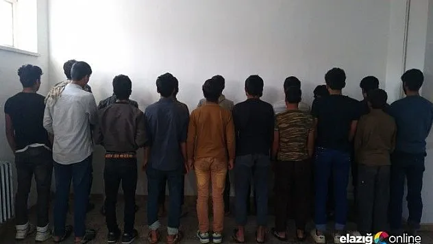 Elazığ'da kaçak 43 göçmen yakalandı