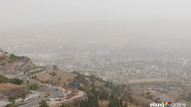Elazığ ve 4 il için toz taşınımı uyarısı devam ediyor!