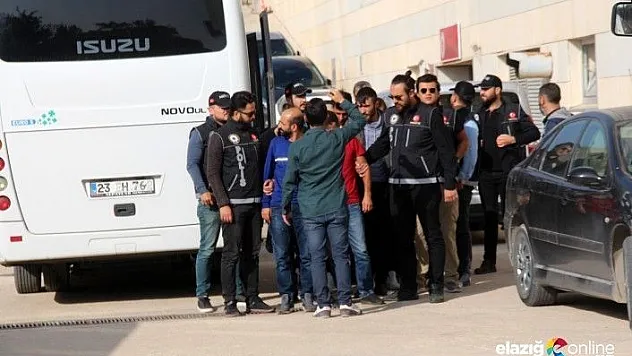 Elazığ'da uyuşturucu operasyonu! Çok sayıda gözaltı!
