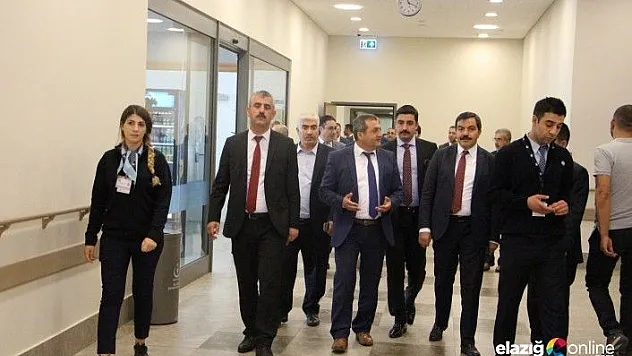 Komşu illerin sağlık müdürleri Şehir Hastanesini inceledi