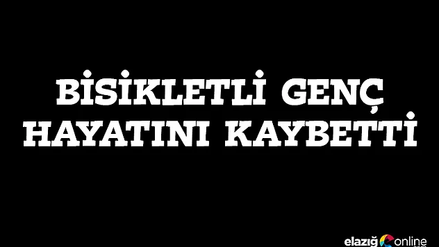 Minibüs, bisiklete çarptı!