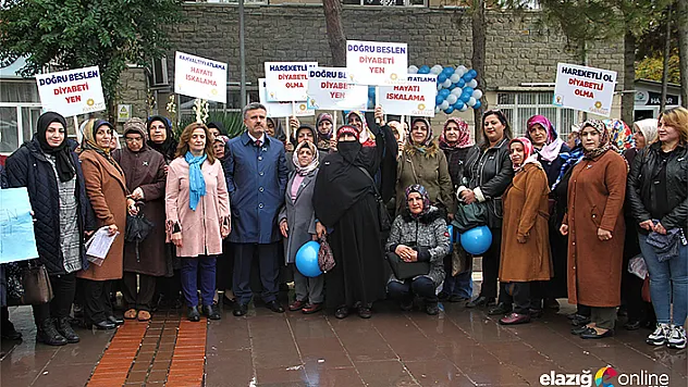 14 Kasım Dünya Diyabet Günü nedeniyle yürüyüş düzenlendi
