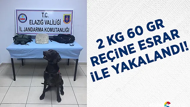 Afganistanlı şüpheli 2 kilo esrarla yakalandı
