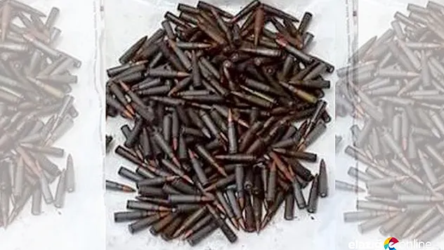 Elazığ'da 250 adet M16 mermisi bulundu!