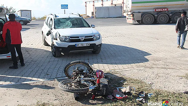 Elazığ'da trafik kazası: 2 yaralı