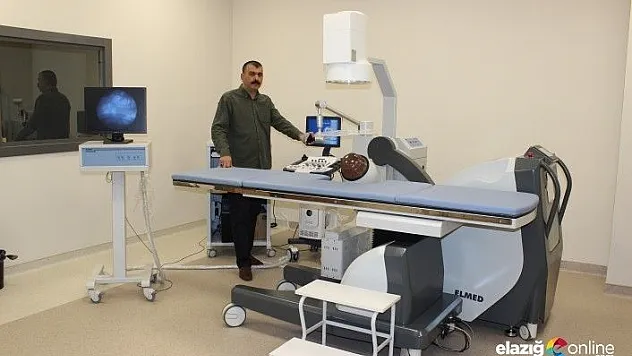 Fethi Sekin Şehir Hastanesi'nde, Taş Kırma ünitesi hizmete girdi