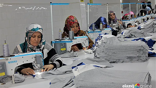 İlçenin kadınları tekstil atölyesi ile ihracata kapı araladı