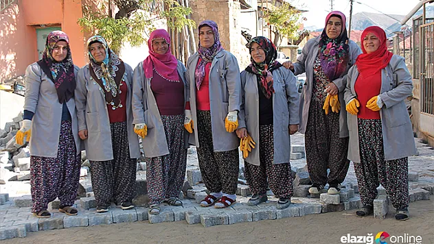 Kadın başkanın, kadın işçileri erkeklere 'taş' çıkarttı