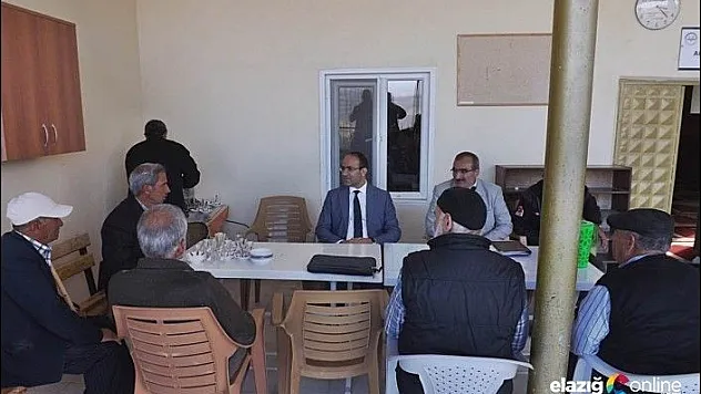 Keban Kaymakamı Tepeli'den Köylere Ziyaret