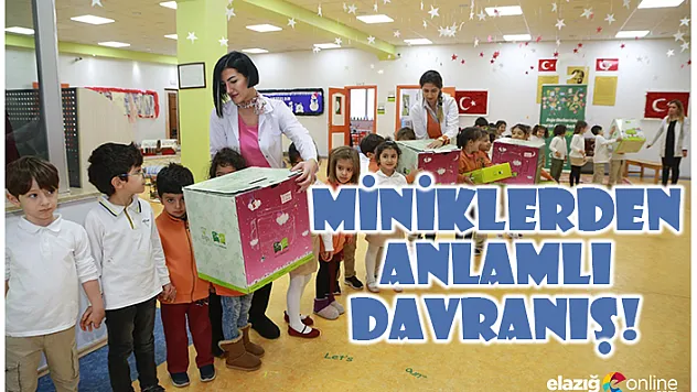 Anaokulu öğrencileri, oyuncaklarını bağışladı