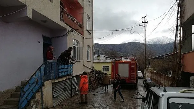 Baca yangını, eşyaları kullanılamaz hale getirdi