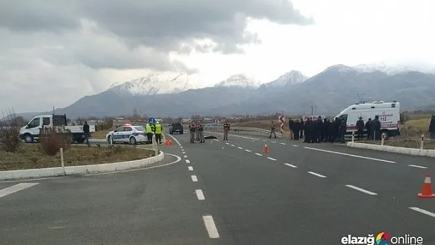 Elazığ-Bingöl Karayolu'nda Yayaya Çarptı: 1 ölü!