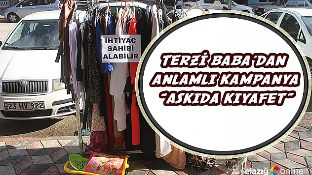 Elazığlı terziden anlamlı kampanya