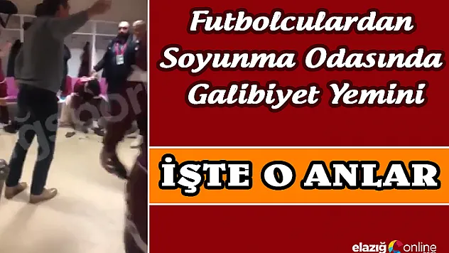 Futbolculardan Galibiyet Yemini