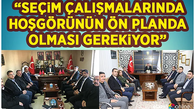 Gürsel Erol'dan, MHP VE AK Parti'ye nezaket ziyareti!