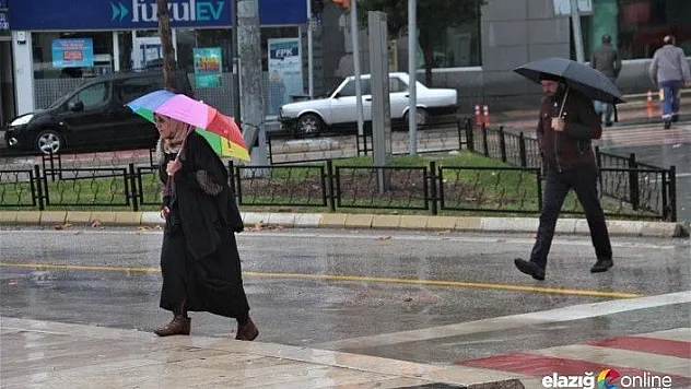 Meteoroloji uyardı, Elazığ'da sağanak etkili oldu