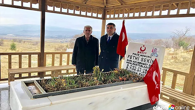 Milletvekili Erol, Şehit Sekin'in kabrini ziyaret etti