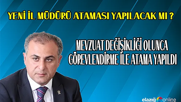 Bulut 'İl Müdürlüğü'ne geçici bir atama yapıldı'
