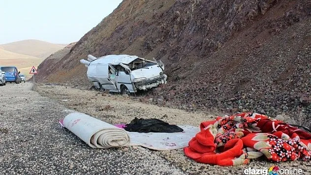 Diyarbakır Yolu'nda panelvan takla attı!