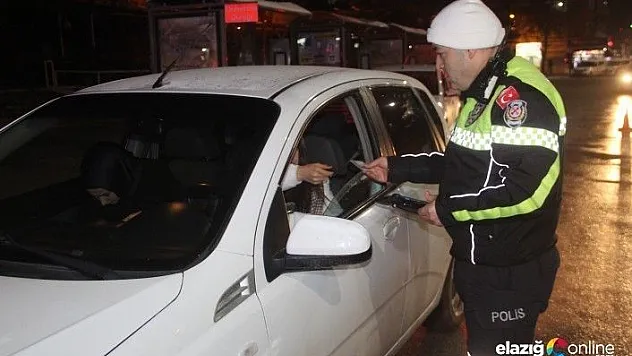 Elazığ'da ilk ve son cezalar emniyet kemerinden