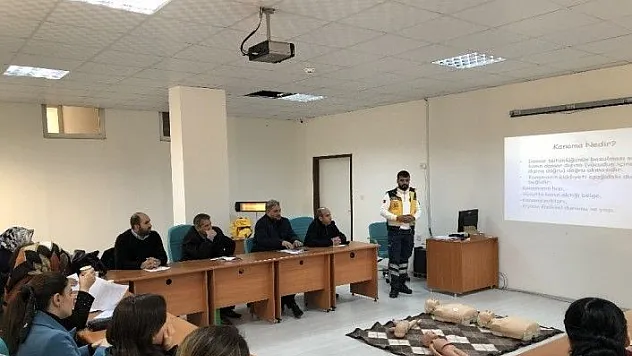 Elazığ ilk yardım eğitiminde 662 kişiyle 9'uncu sırada yer aldı