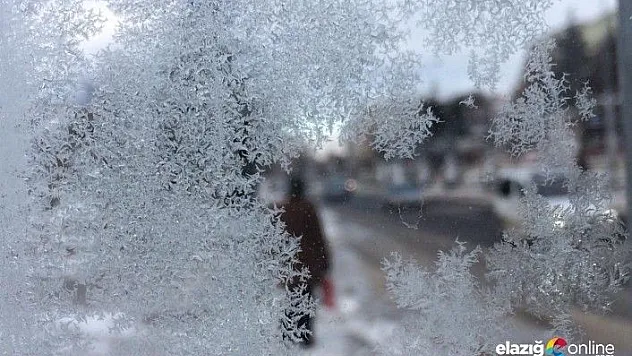 Elazığ ve 4 il için meteorolojiden buz ve don uyarısı!