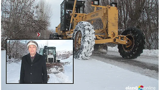 Elazığ'da 182 köye ulaşım sağlanamıyor