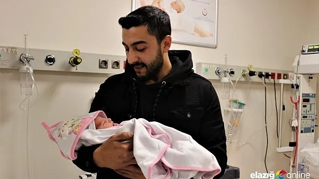 Elazığ'da 2019'un ilk bebeği 'Bahar Mila' oldu