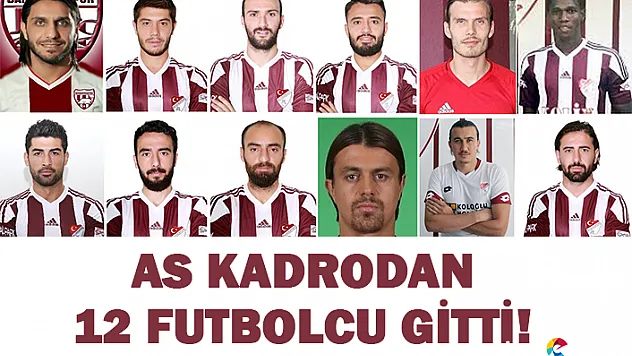 Elazığspor'dan ayrılan futbolcu sayısı 12 oldu
