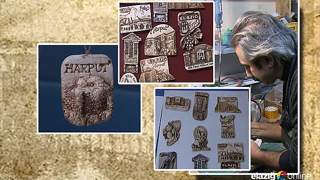 Küçük magnetlerle Elazığ'ı Dünyaya tanıtıyor