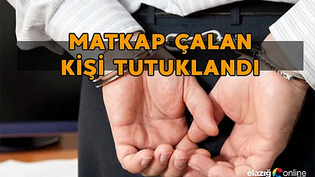Matkap çalan şüpheli tutuklandı