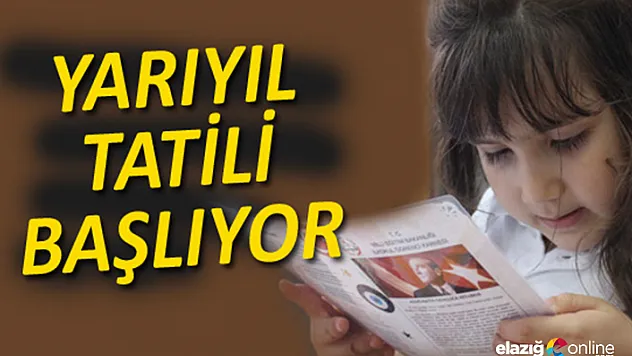 Yarıyıl tatili başlıyor!