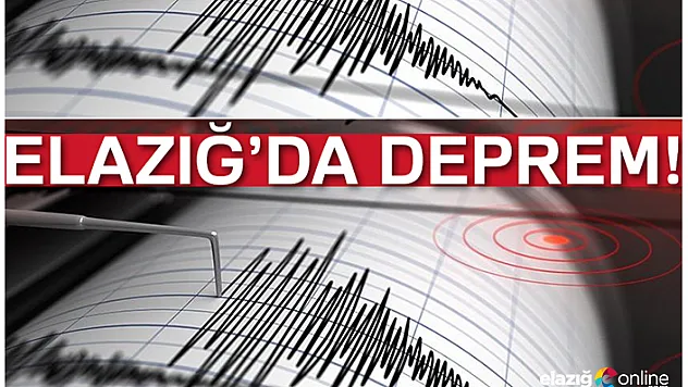 Elazığ Deprem! 3,1'le sallandı