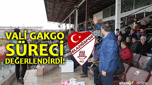 Vali Kaldırım: Tahtayı Kırdık!